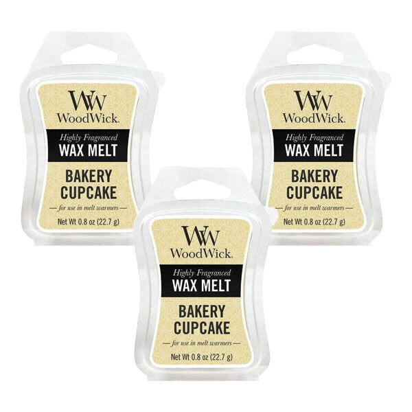 Woodwick Wax Melt Bakery Cupcake 22g - Pack of 3