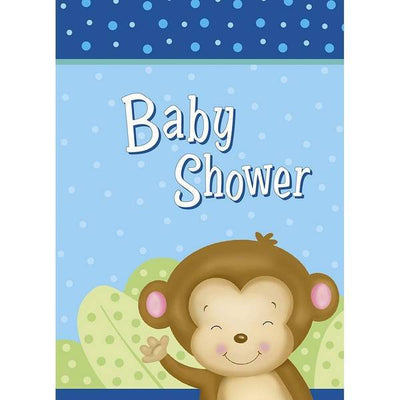 Invitations uniques de fête pour baby shower Singe Unique Party (lot de 8)