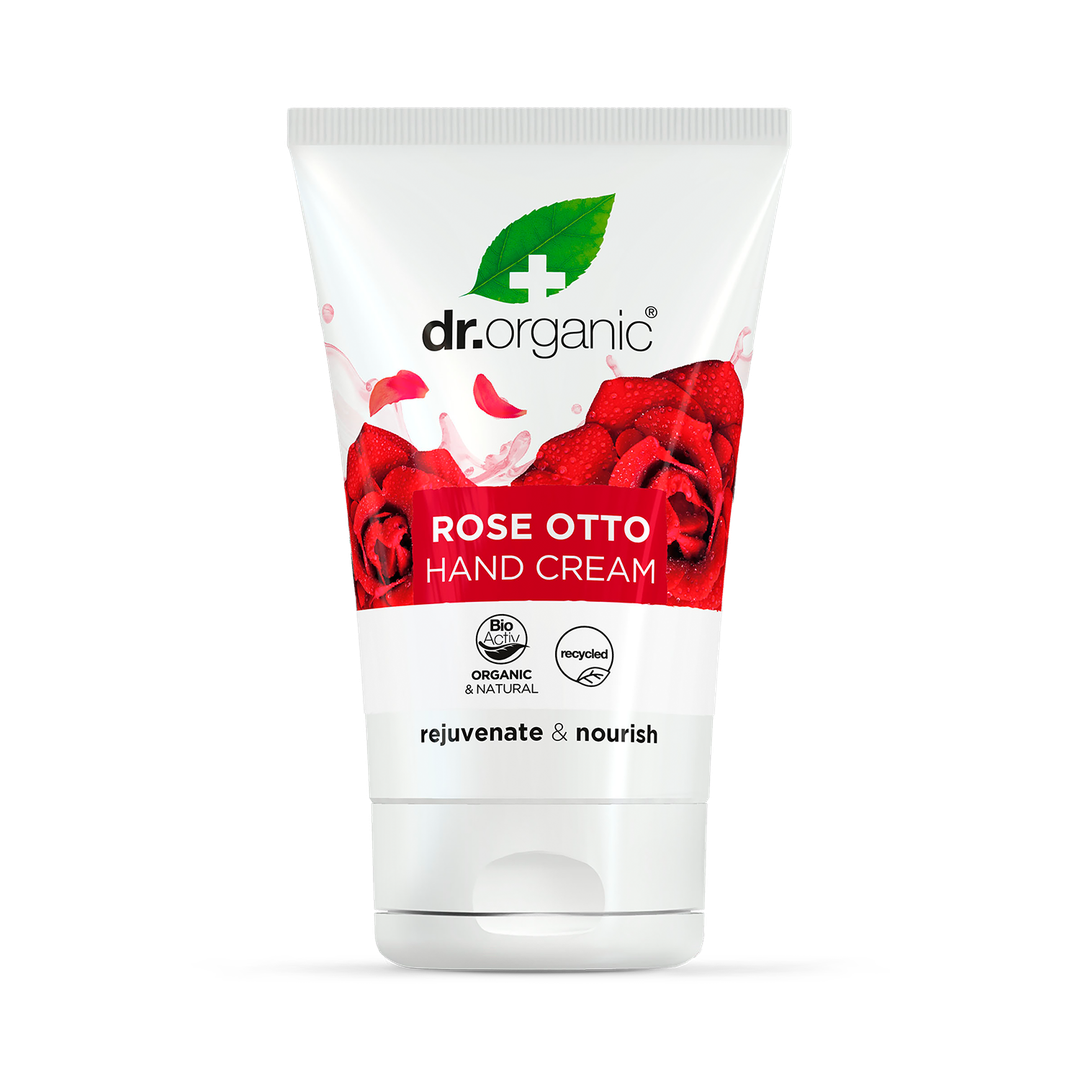 Dr Organic Crème mains Rose Otto 125 ml