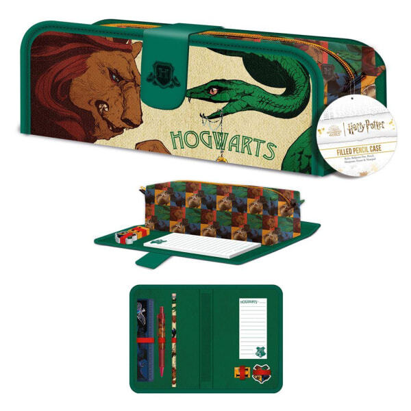 Harry Potter Intricate Houses Pencil Case Set (Pack of 7)