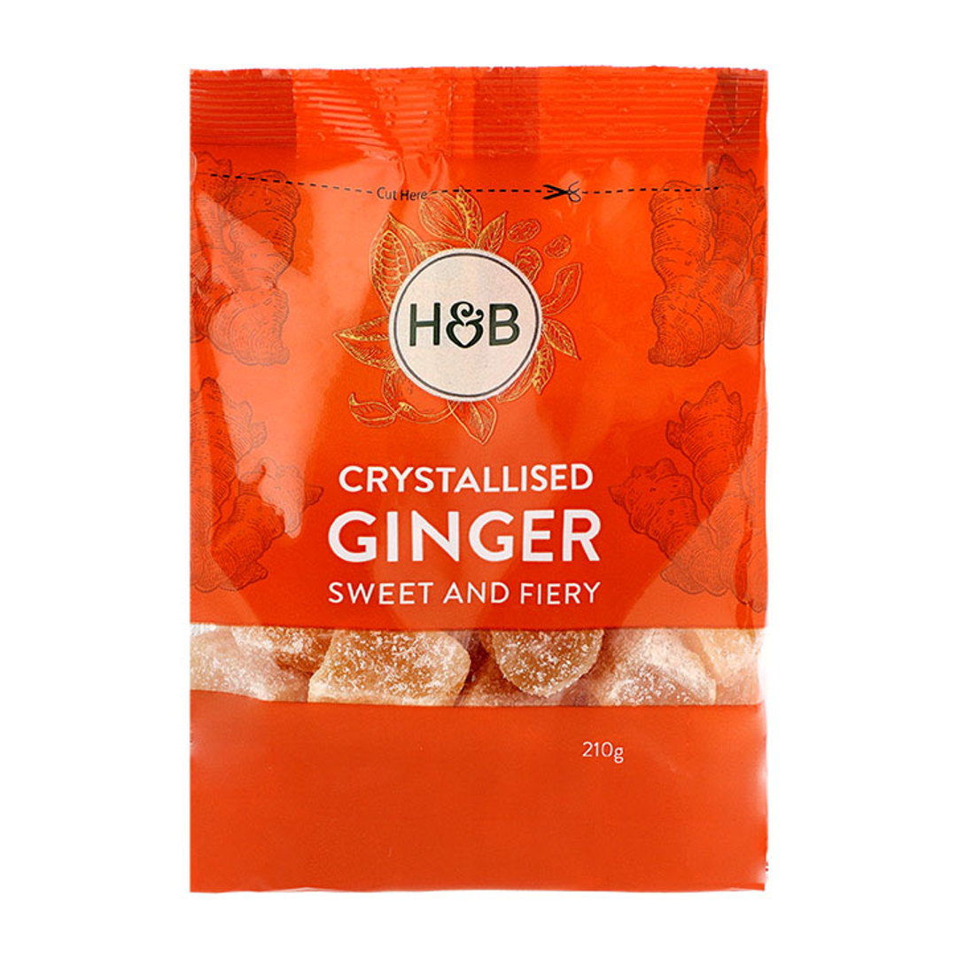 Holland Barrett Crystallised Ginger 210g