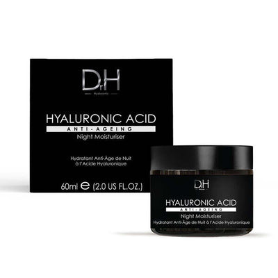 Superdrug Dr H Hyaluronic Acid Anti-Ageing Night Moisturiser 60ml- Buy online at McGrocer