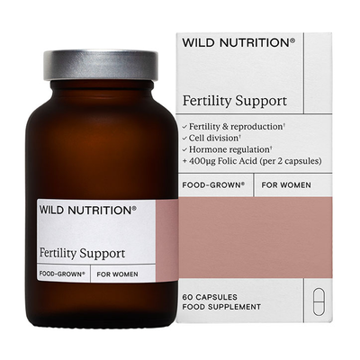 Soutien à la fertilité et à la reproduction pour femmes, cultivé par les aliments, 60 capsules