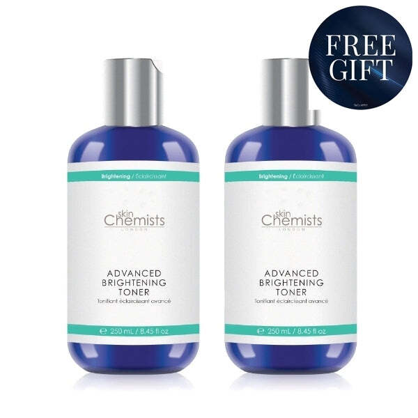 skinChemists Advanced Brightening Toner 250ml Duo Pack