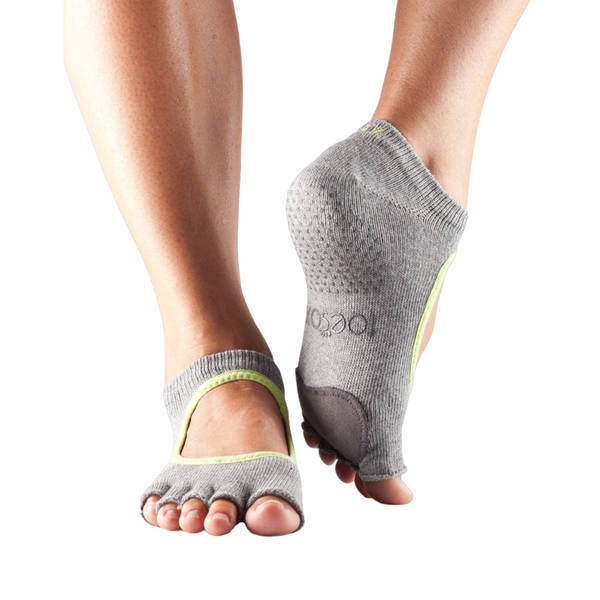 جوارب Toesox النسائية بنصف إصبع بلون متباين (S)