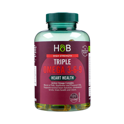 Holland Barrett High Strength Triple Omega 3-6-9 120 Capsules