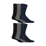 6 Pair Mens Diabetic Socks 6-11