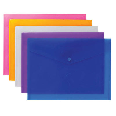 Superdrug Tiger Stationery A4+ Document Wallet (عبوة من 5) (A4) - اشتري أونلاين من McGrocer