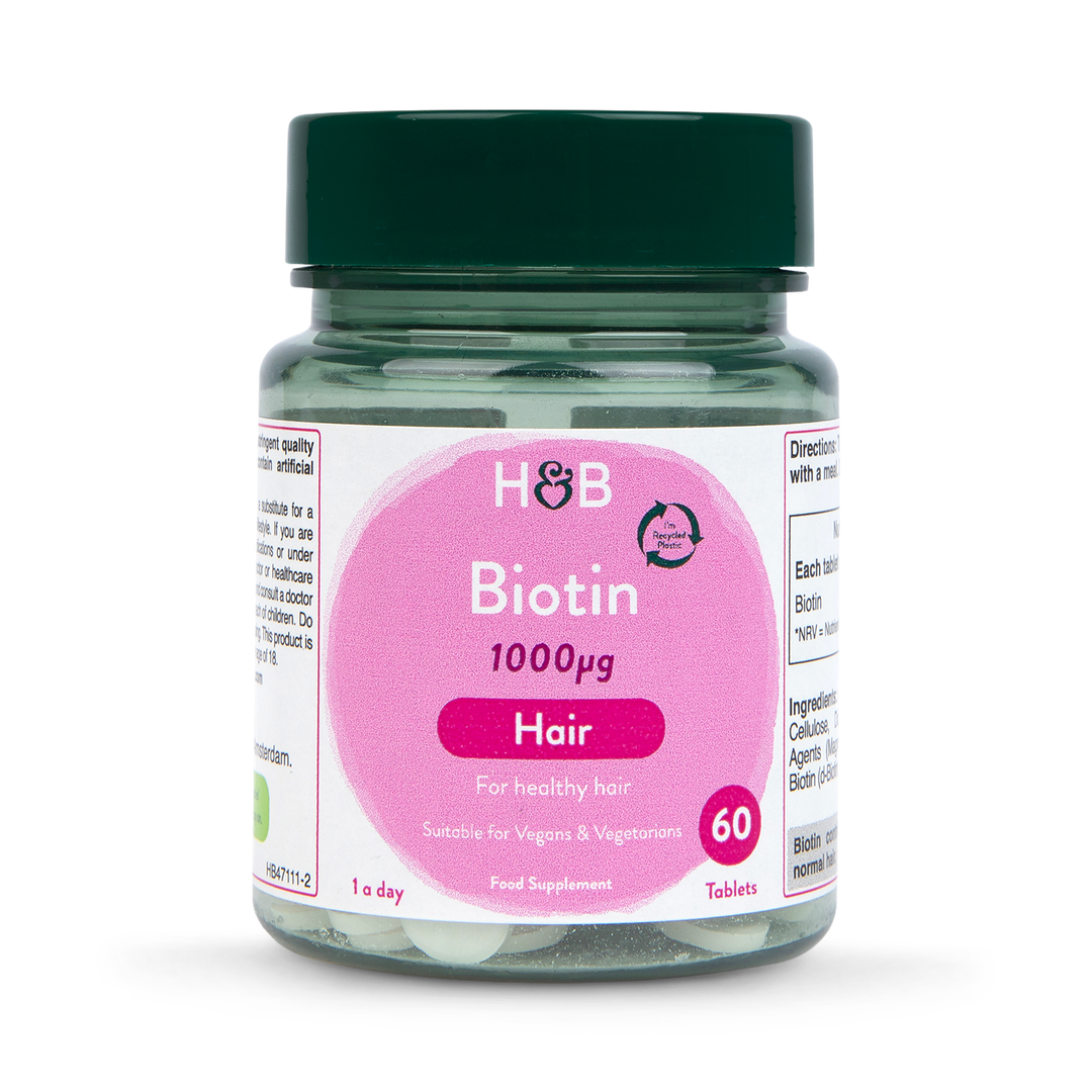 Holland Barrett Biotin 1000ug 60 Tablets