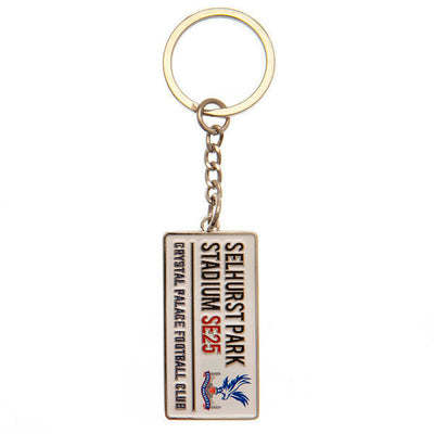 Superdrug Crystal Palace FC Street Sign Embossed Keyring- Buy online at McGrocer