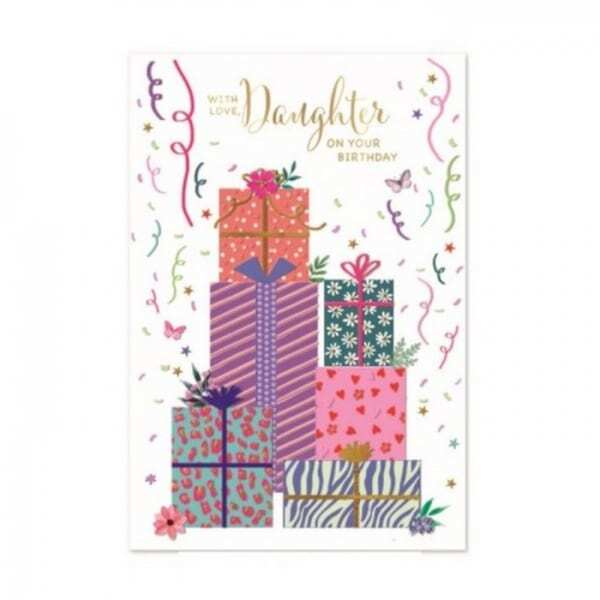 Simon Elvin With Love Daughter Birthday Card (Pack of 6)