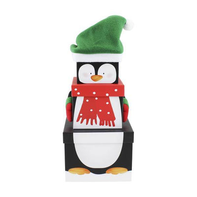 Superdrug Eurowrap Plush Penguin Christmas Gift Boxes (Pack of 3) (L)- Buy online at McGrocer