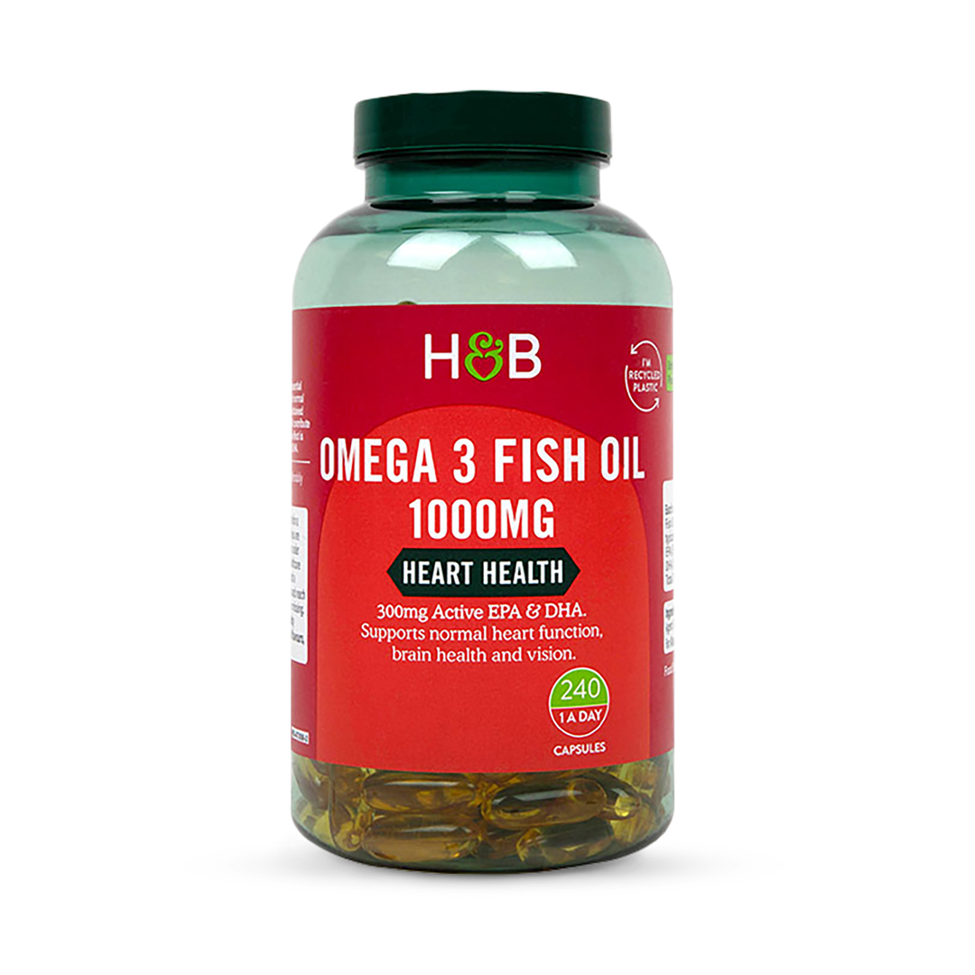 Holland Barrett Omega 3 Fish Oil 1000mg 240 Capsules