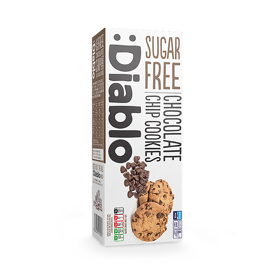 Diablo Sugar Free Chocolate Chip Cookies 130g