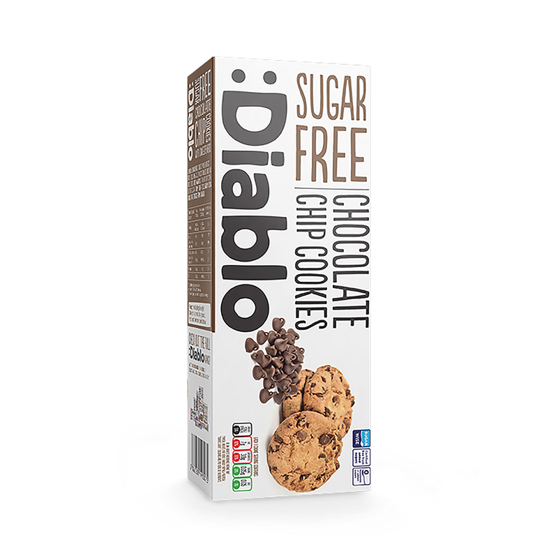 Diablo Sugar Free Chocolate Chip Cookies 130g