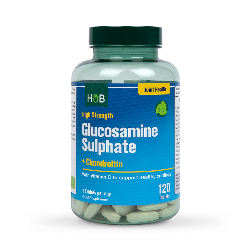 Holland Barrett High Strength Glucosamine Sulphate Chondroitin 120 Tablets