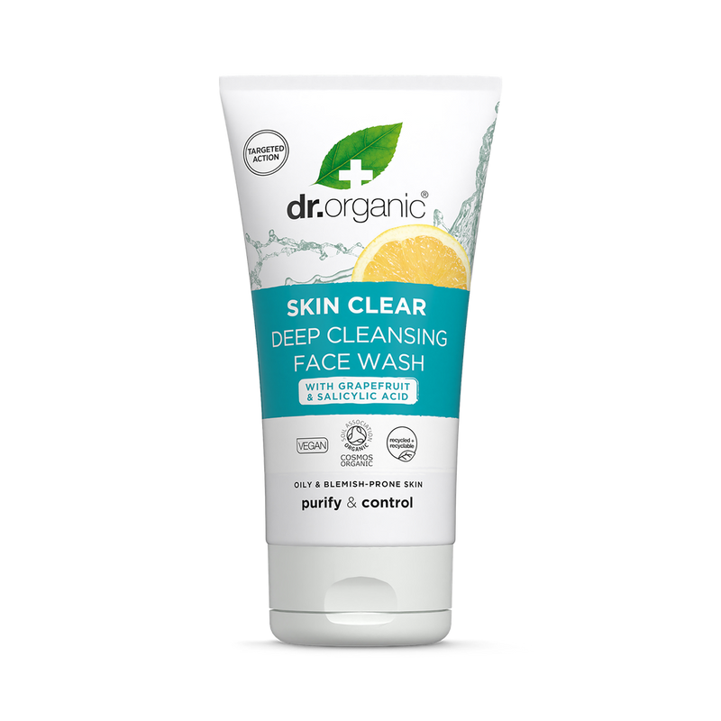 Dr Organic Skin Clear Deep Cleansing Face Wash 125ml