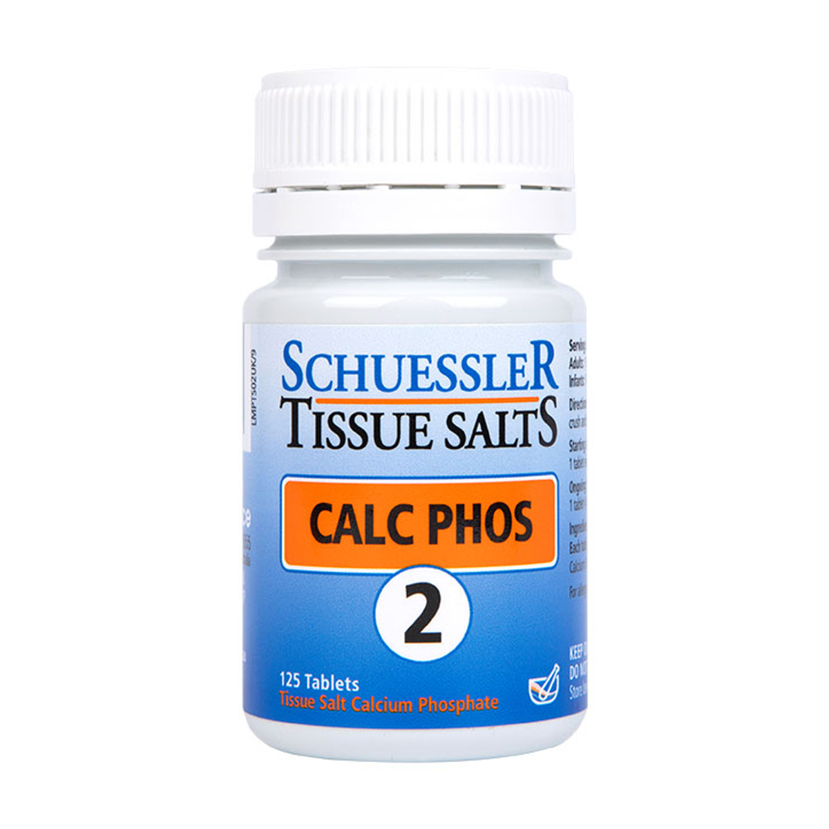 Calcium Phosphate Homeopathic Tablets for Bone and Teeth Health 125 Tablets