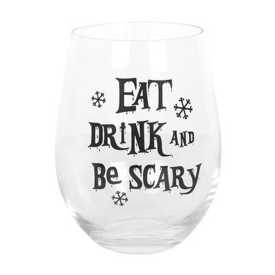 Superdrug Something Different Eat, Drink Be Scary Stemless Wine Glass - Online bei McGrocer kaufen