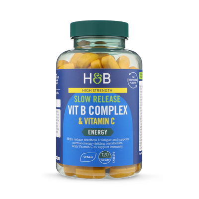 Holland Barrett Super Strength Komplett Vit B Komplex Vitamin C 120 Tabletten