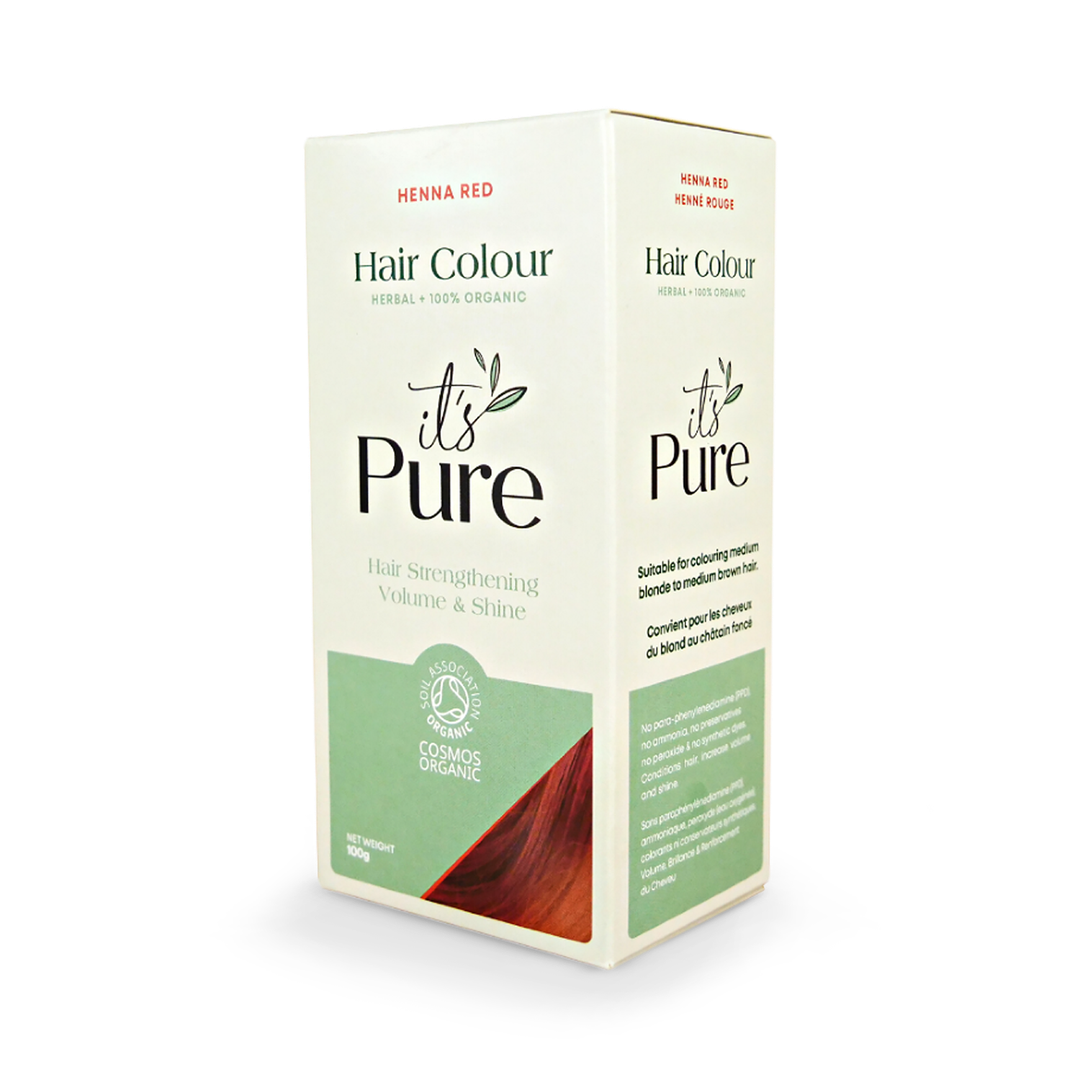 Its Pure Organic Herbal Hair Colour Henna Red 100g