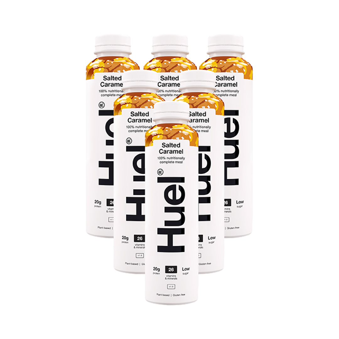Huel 100 Nutritionally Complete Meal Salted Caramel 6 x 500ml