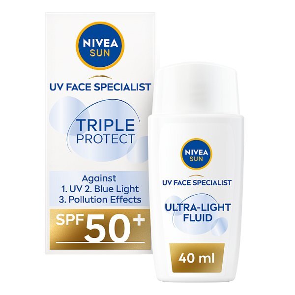 NIVEA SUN Triple Protect Ultra-Light Sun Fluid SPF50+ 40ml