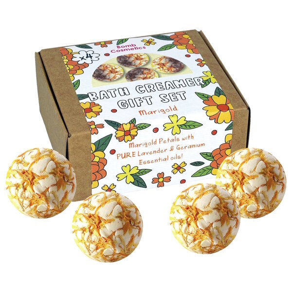Bomb Cosmetics Bath Creamer Gift Set - Marigold