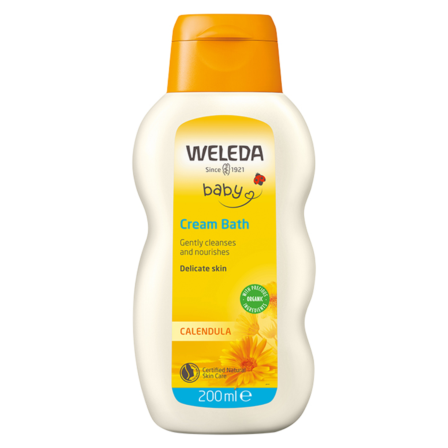 Gentle Calendula and Almond Oil Baby Cream Bath 200ml