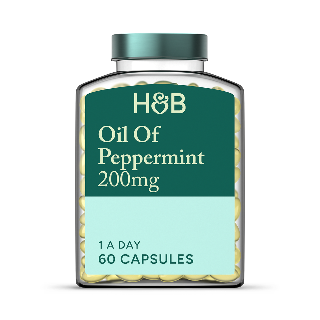 Holland Barrett Oil of Peppermint 200mg 60 Capsules