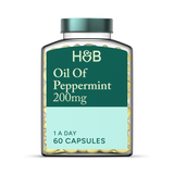 Holland Barrett Oil of Peppermint 200mg 60 Capsules