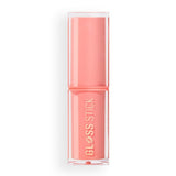 Revolution Pout Lip Gloss Stick Shimmer Peach Sorbet Nude