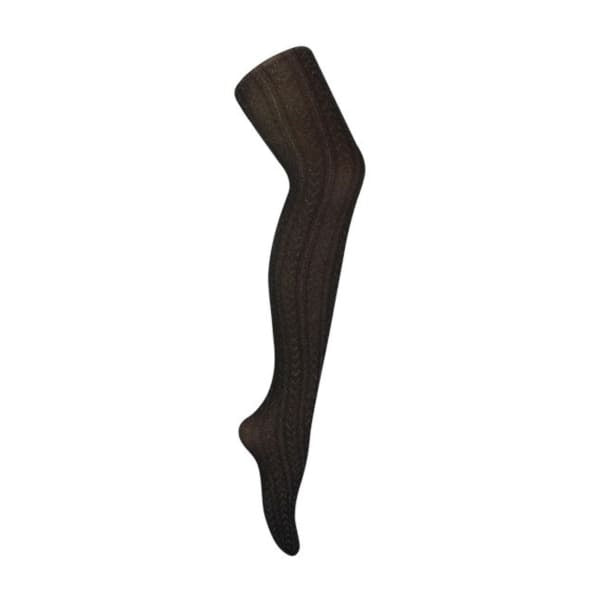 Glittery Tights for Women - Chevron Pattern 8-14 D