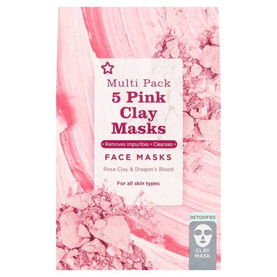 Superdrug Superdrug Pink Clay Face Mask 15ml 5 Pack - Online bei McGrocer kaufen