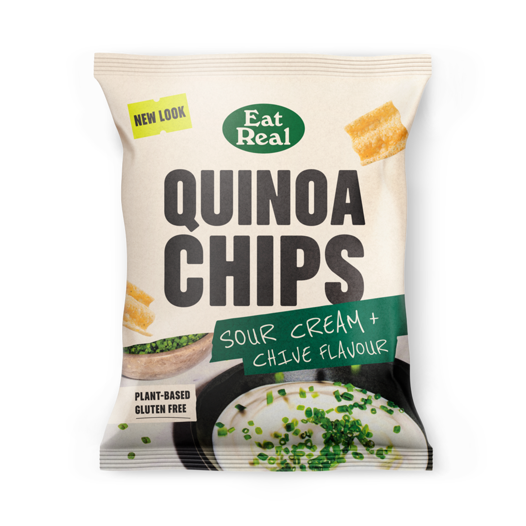 Eat Real Quinoa Chips Sour Cream Chive 40g