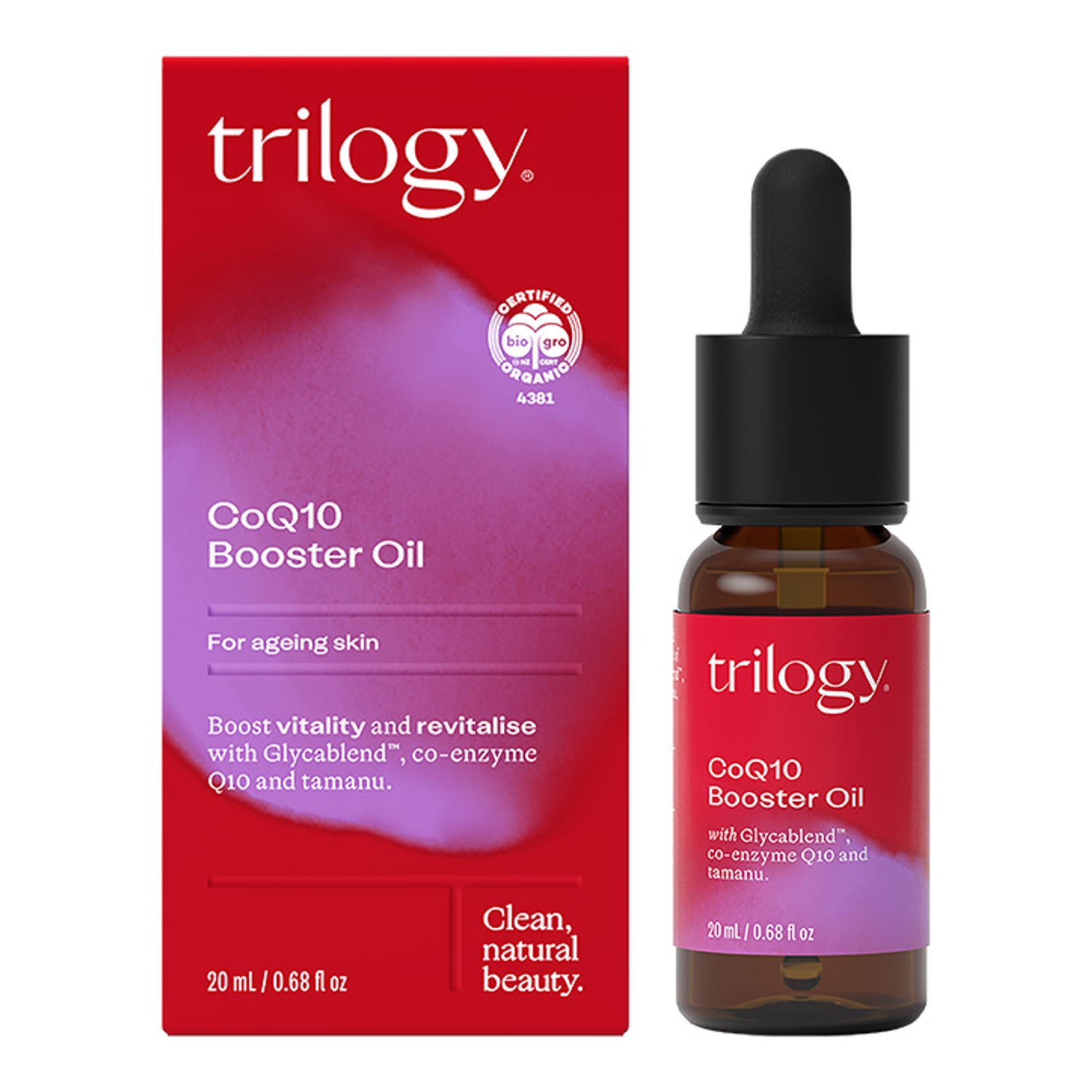 CoQ10 Booster Face Oil with Rosehip and Macadamia 20ml
