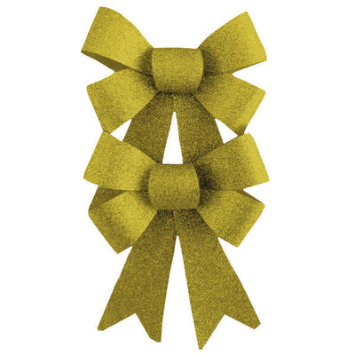 Nœud cadeau de Noël pailleté Eurowrap Superdrug (Lot de 2) - Achetez en ligne sur McGrocer