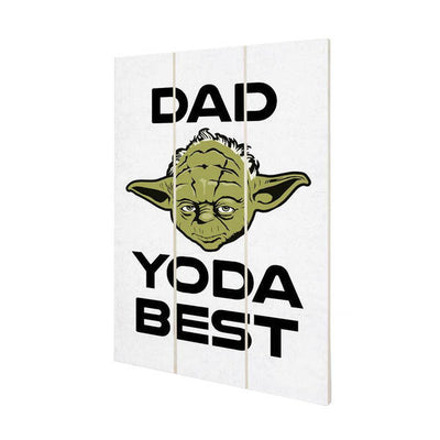 Superdrug Star Wars Dad Yoda Best Plaque (29.5cm x 20cm)- Buy online at McGrocer
