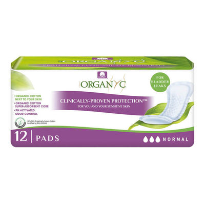 Superdrug Organyc Moderate Pads 12's- Buy online at McGrocer