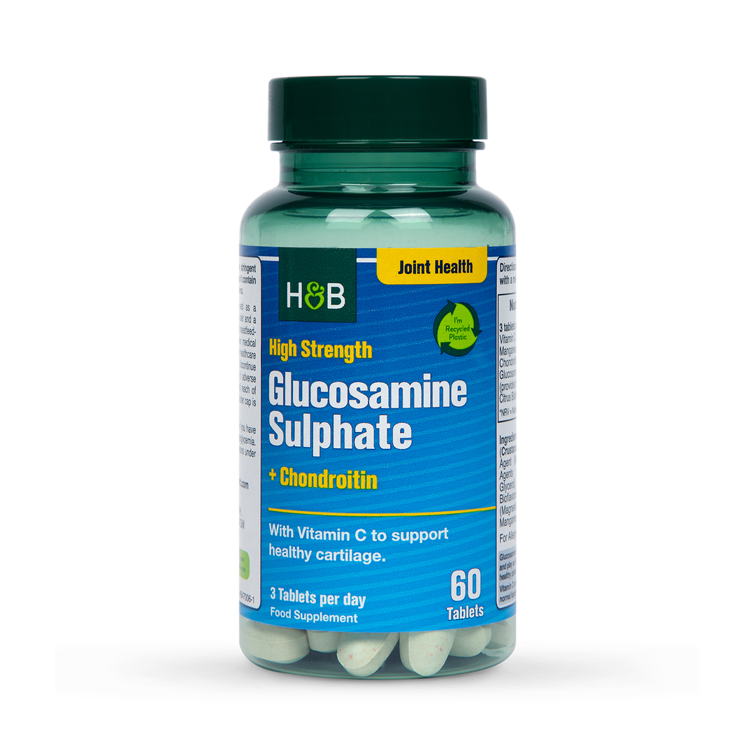 Holland Barrett High Strength Glucosamine Sulphate Chondroitin 60 Tablets