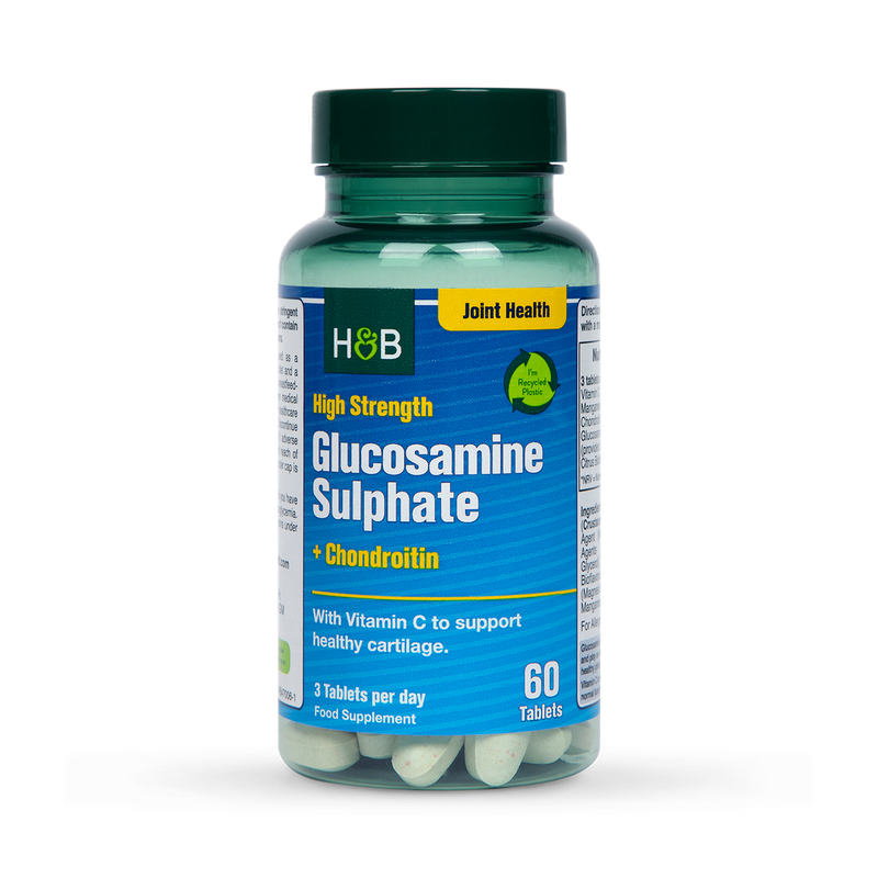 Holland Barrett High Strength Glucosamine Sulphate Chondroitin 60 Tablets
