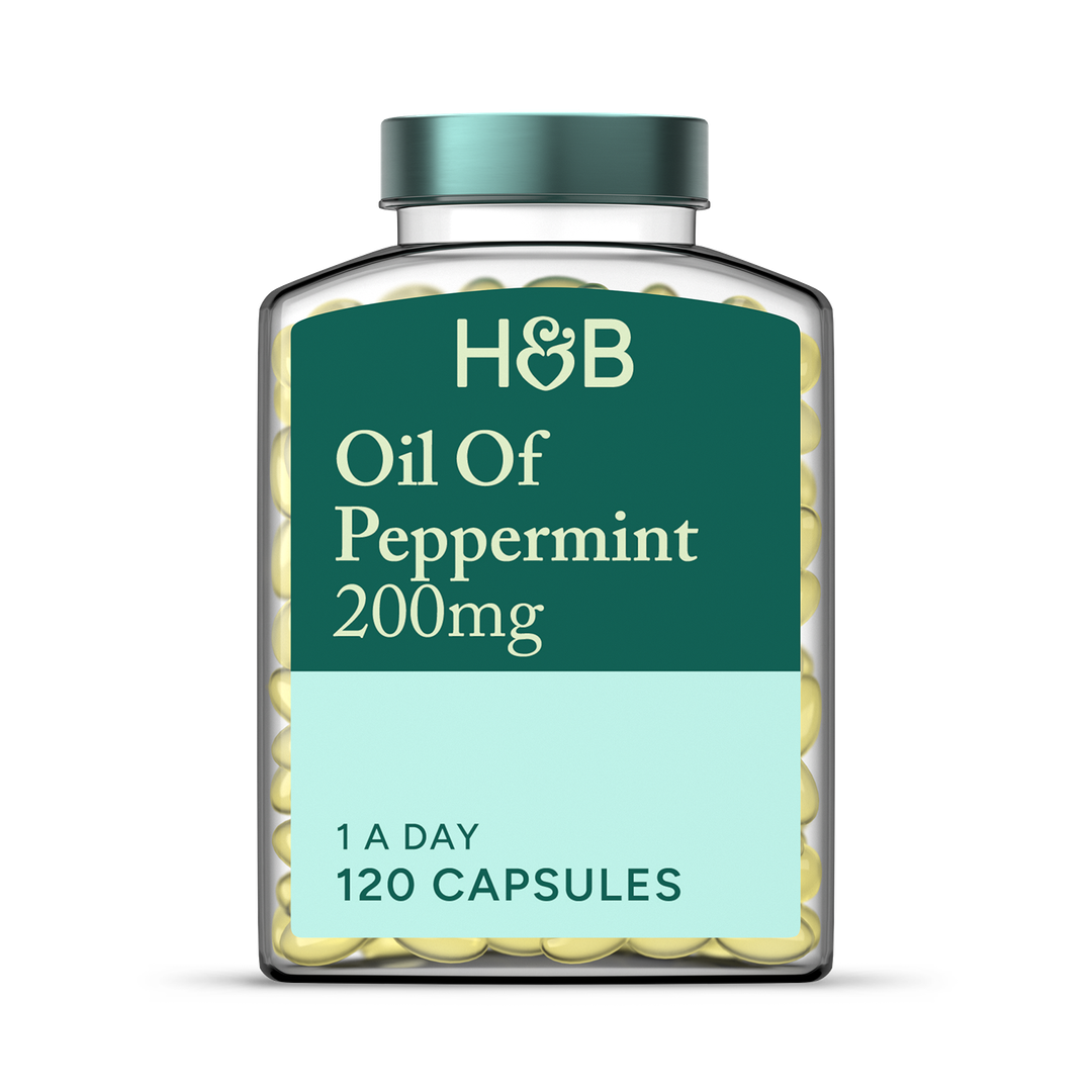 Holland Barrett Oil of Peppermint 120 Capsules