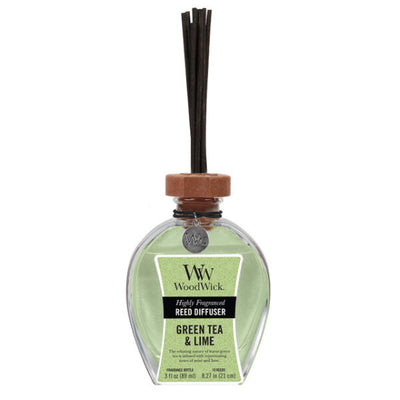 Superdrug Woodwick Green Tea & Lime Reed Diffuser 89ml- Buy online at McGrocer