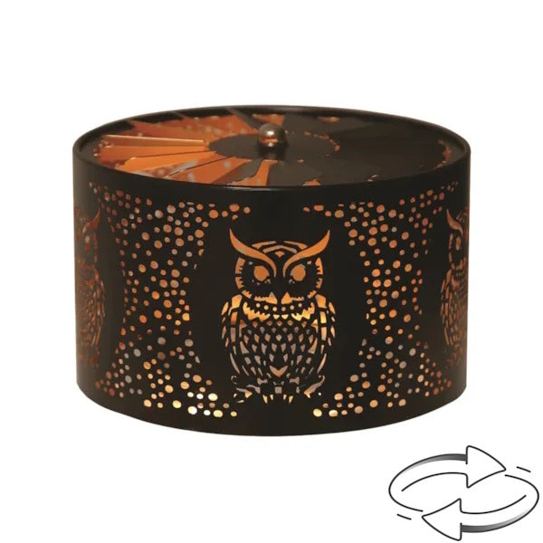 Aroma Candle Carousel Fan Shade 13cm - Owl