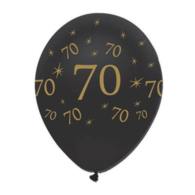 Creative Party Lateks Perlemorsaktig 70-årsballonger (pakke med 50)