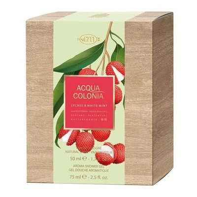 مجموعة هدايا 4711 Acqua Colonia Lychee & White Mint EDC