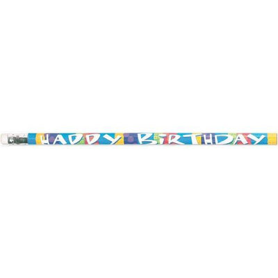 Amscan Alles Gute zum Geburtstag Bleistift mit Radiergummi (12er Pack)