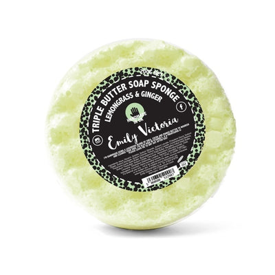 Superdrug Emily Victoria Triple Butter Soap Sponge - Lemongrass & Ginger - اشتري عبر الإنترنت من McGrocer