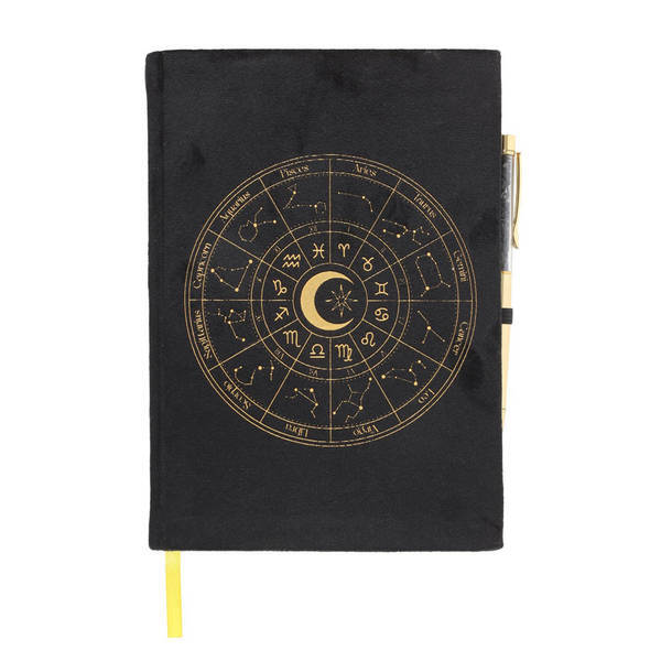 Something Different Wheel Obsidian Notebook & Pen Set