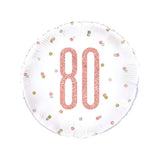Ballon unique Unique Party Glitter 80 en aluminium